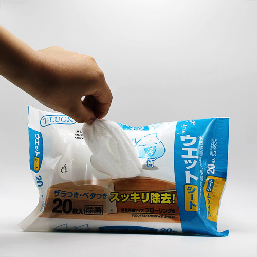 靜電除塵濕巾紙 一次性去汙抗菌清潔濕抹布 平板拖把替換濕紙巾