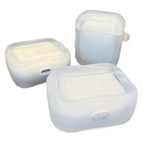 適用蘋果2/3/4/5代波浪妞妞邊藍牙耳機套AirPods4保護殼TPU軟殼
