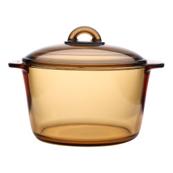 網紅玻璃鍋樂美雅玻璃鍋琥珀鍋晶彩鍋湯鍋燉鍋明火直燒耐高溫家用