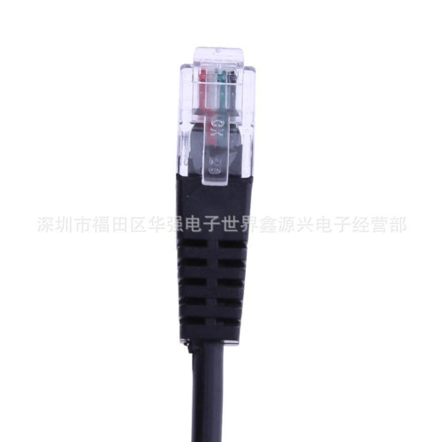 RJ9水晶頭轉3.5MM轉4P4C3.5mm電腦耳機轉電話耳機/耳機轉換器