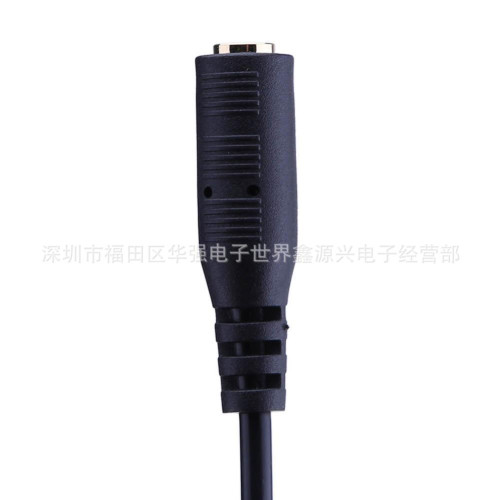 RJ9水晶頭轉3.5MM轉4P4C3.5mm電腦耳機轉電話耳機/耳機轉換器