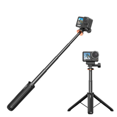 爆款TP-08運動相機三腳架適用於影石360&Gopro三腳架自拍桿