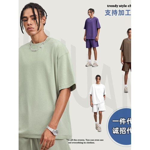 夏季佟新款大爲同款索羅娜純白色短袖T恤男t恤速乾圓領打底衫潮流