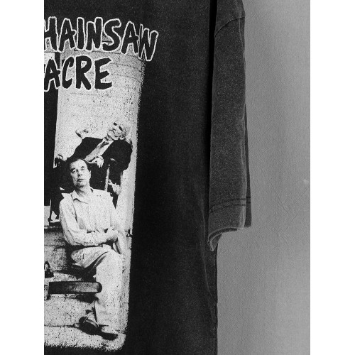 Texas Chain Saw Massacre 德州電鋸殺人狂短袖純棉水洗美式男T恤