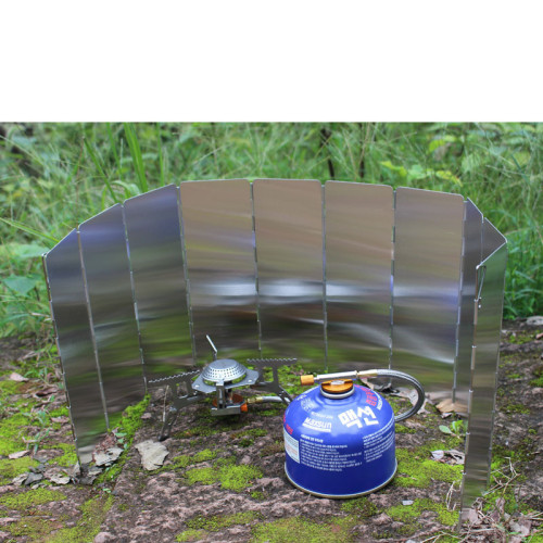 夏季野營鍋爐 戶外不鏽鋼爐頭野餐燒烤爐野營 AT6303