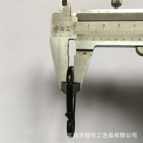 高質量5號全黑葫蘆形登山釦  電泳登山釦 5cm微啞輔料釦子