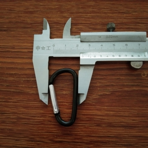 5號加粗4.0線徑 D型鋁合金登山釦 5cM 2inch carabiner 快掛釦