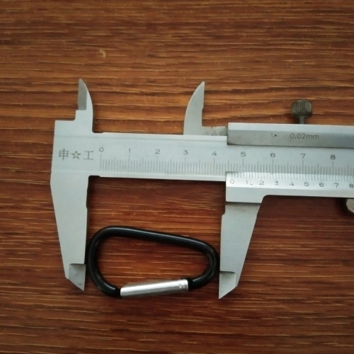 5號加粗4.0線徑 D型鋁合金登山釦 5cM 2inch carabiner 快掛釦