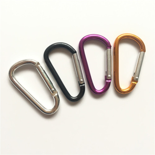 5號加粗4.0線徑 D型鋁合金登山釦 5cM 2inch carabiner 快掛釦