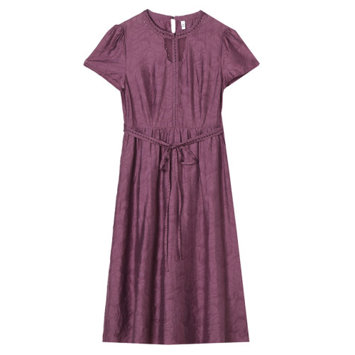 9魅HH0A0050含天絲純色中長裙連衣裙專櫃折釦女裝2025夏 9魅HH0A0050含天絲純色中長裙連衣裙專櫃折釦女裝2025夏