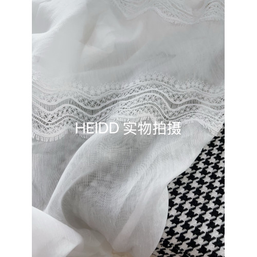 HEIDD 法國S家2025夏法式甜美減齡刺綉鏤空收腰背心連衣裙【一】
