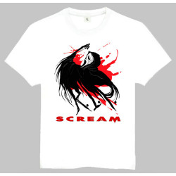 ScreamT-shirt驚聲尖叫T恤歐美潮流T恤白面具男T恤