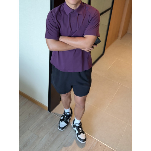 LFG 超音波壓膠polo衫2025春夏新品UPF50+速乾翻領短袖男t恤