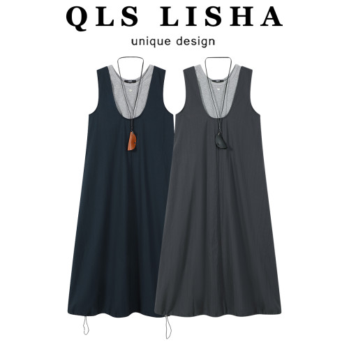 巧麗莎背心連衣裙女裝韓系高級感2026春夏穿搭超好看獨特漂亮裙子