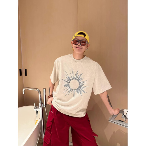 夏季國潮設計感oversize短袖男T恤潮牌痞帥高級感美式半袖打底衫