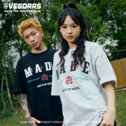 2025年新款VEGORRS原創設計短袖男t恤夏季純棉潮流寬松女士T恤潮