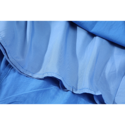 巧麗莎超好看獨特漂亮克萊因藍長裙子女夏2026新款無袖氣質連衣裙