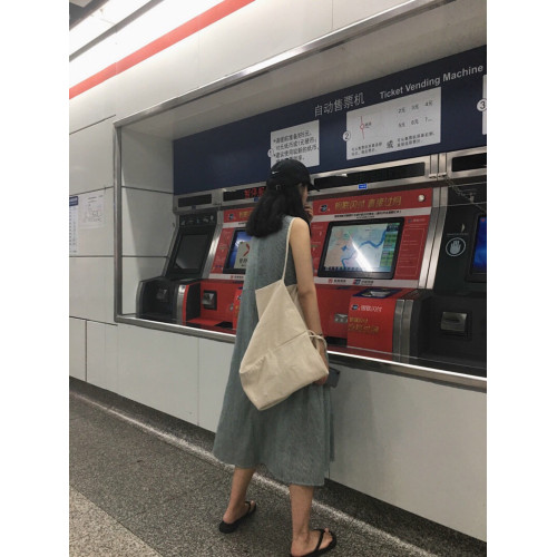 maybiubiu原創/法式復古氣質無袖中長款夏連衣裙 清冷氛圍感～