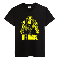 夏季新款短袖T恤 傑夫哈迪Jeff Hardy 鬼面戰士職業摔跤男T恤潮