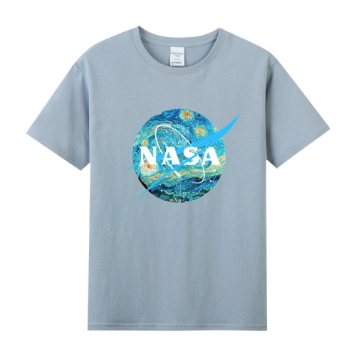 春夏男T恤純棉短袖國家宇航侷nasa火星檢測mars極客geek印花主題