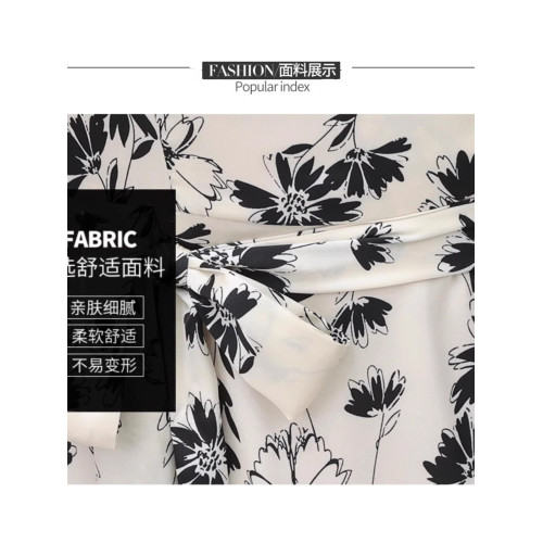 專櫃碎花裙子2025新款夏裝女復古西裝領中長款收腰顯瘦醋酸連衣裙