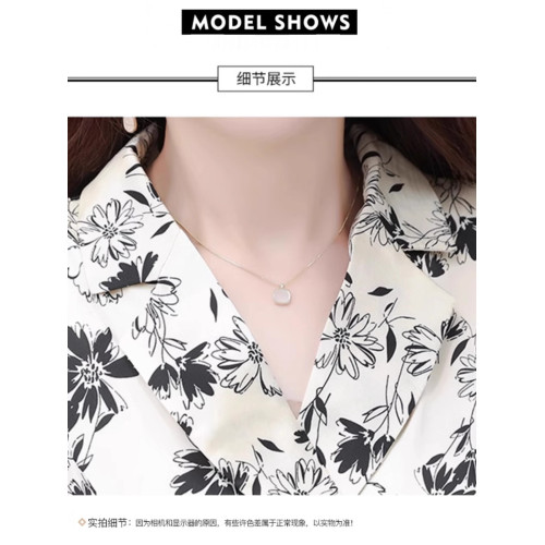 專櫃碎花裙子2025新款夏裝女復古西裝領中長款收腰顯瘦醋酸連衣裙
