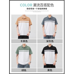 凡客誠品雷軍同款2025夏季薄款涼爽寬松翻領男T恤POLO衫短袖男裝