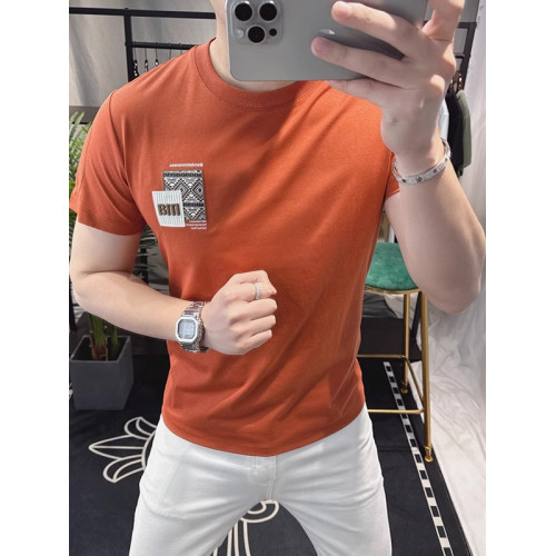 潮牌美式休閒短袖男t恤時尚夏季新款韓版青年男裝圓領半袖上衣男