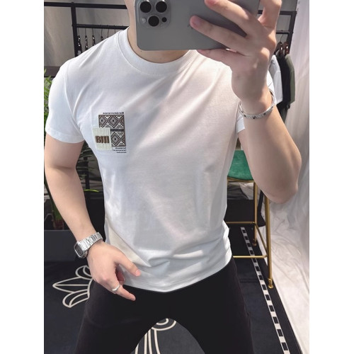 潮牌美式休閒短袖男t恤時尚夏季新款韓版青年男裝圓領半袖上衣男