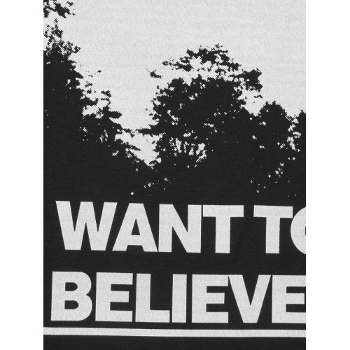 X檔案I Want to Believe純棉水洗長袖短袖美式休閒夏季日常男T恤