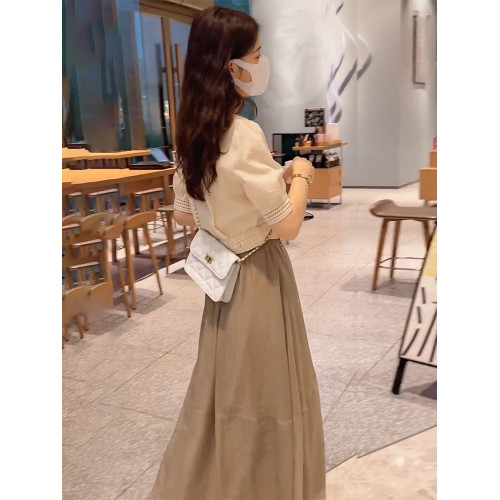 半身裙套裝女氣質顯瘦小個子連衣裙夏季裙子2025新款今年流行爆款