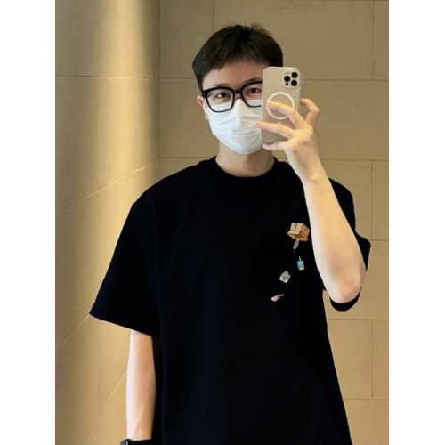 純棉潮牌短袖男T恤衫休閒夏裝新款寬松體恤青少年潮流打底衫上衣