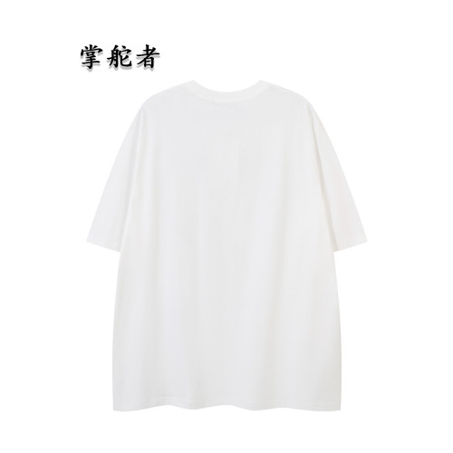 美式暗黑風嘻哈字母純棉短袖男t恤潮牌夏季國潮休閒寬松上衣女