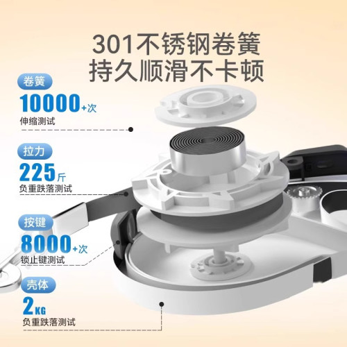 【焦點系列】朗姿醋酸法式白色2025年夏季新款收腰小香風連衣裙女