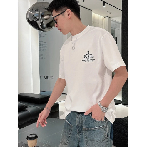吊打市面版本潮牌P家三角標刺綉字母休閒百搭圓領半袖衫短袖男t恤
