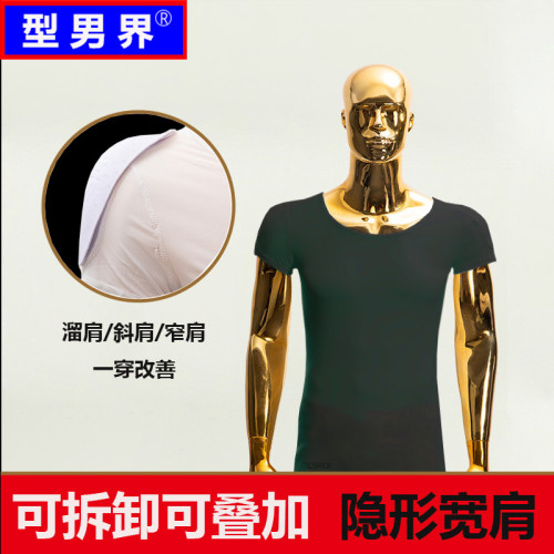 新款百搭潮牌男t恤重磅短袖高街設計感印花痞帥修身半袖體恤上衣