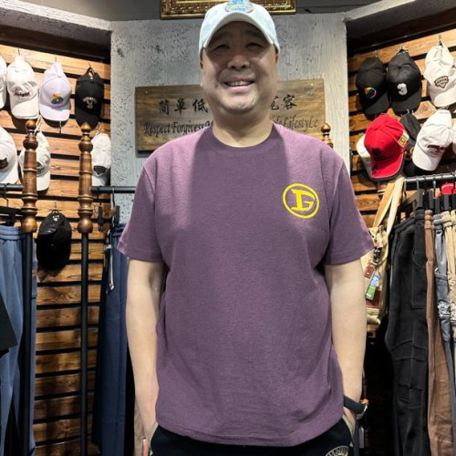 道格拉斯原創設計男裝夏季新款純棉短袖T恤圓領寬松休閒百搭上衣