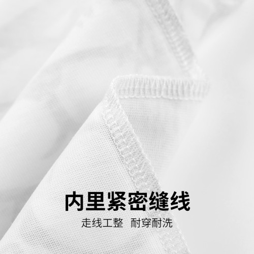 馬克華菲男裝新款休閒t恤男t恤短袖小熊滿印夏季馬商場裝