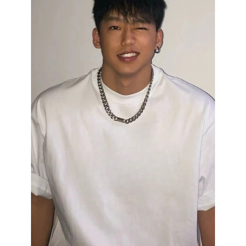 潮牌美式復古短袖男t恤夏季歐美高街hiphop純色純棉半袖圓領上衣