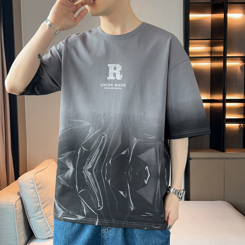 夏季短袖男T恤潮牌ins帥氣百搭半袖男裝上衣服薄款體恤休閒短袖