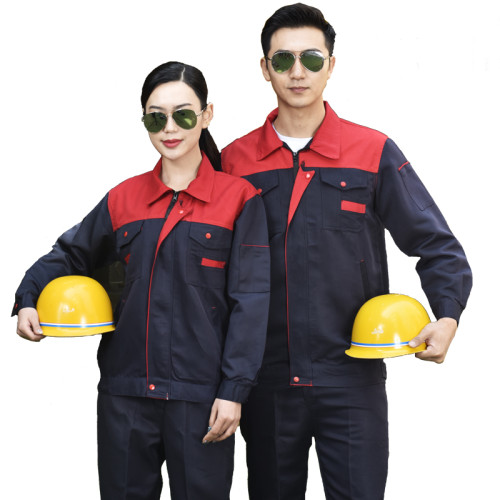 春秋冬季工作服套裝男耐磨加厚電銲工地建築勞保工Z裝製服上 春秋冬季工作服套裝男耐磨加厚電銲工地建築勞保工Z裝製服上
