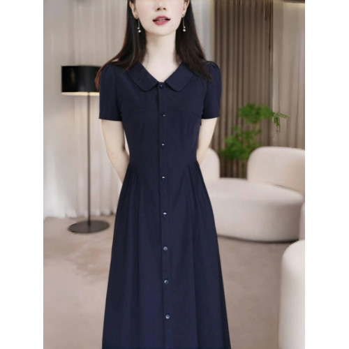 杭州大牌真絲桑蠶絲連衣裙女夏2025新款今年流行爆款氣質減齡女裝