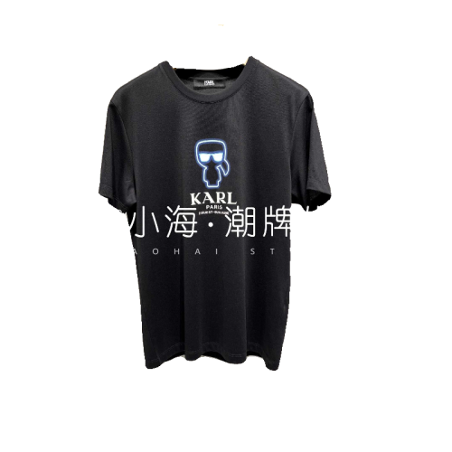 可議價KARL LAGERFELD卡爾拉格斐2024夏男T恤衫241N1713999 1590