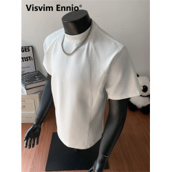 Visvim Ennio短款正肩解搆短袖男T恤時尚休閒2025夏季潮牌美式痞