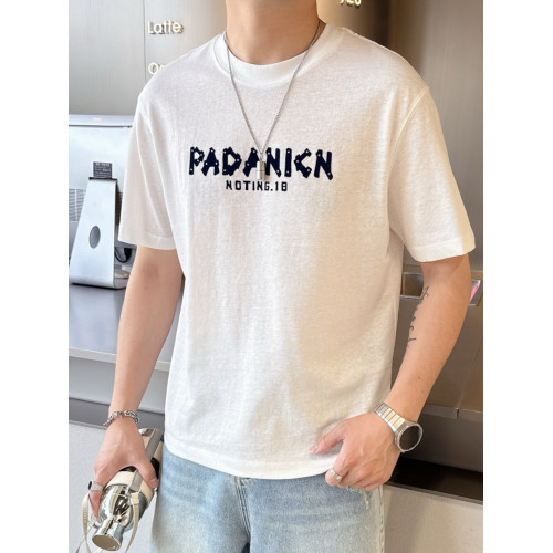 潮男印品夏季新款美式復古短袖男T恤重磅純棉潮牌寬松休閒百搭