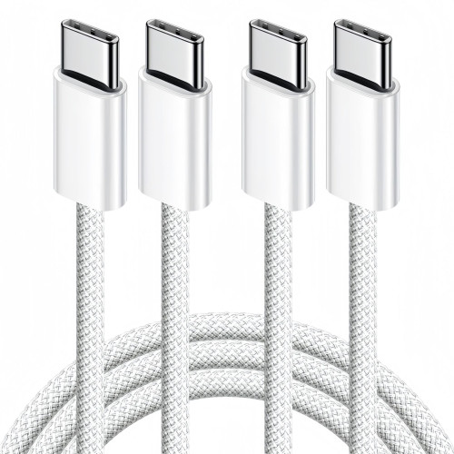 適用蘋果15快充60W雙頭type-c編織數據線iPhone15ProMax手機閃充