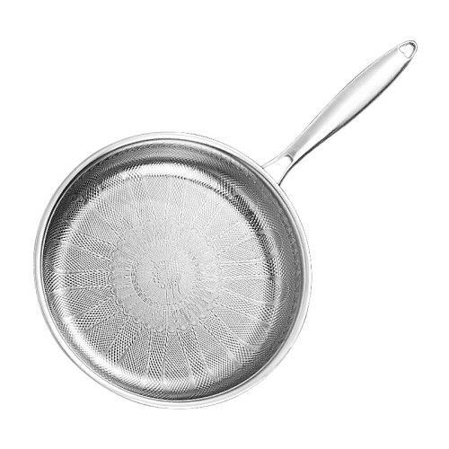 德國孔雀紋鈦煎鍋零塗層不沾鍋平底鍋家用炒菜鍋孔雀紋純鈦 德國孔雀紋鈦煎鍋零塗層不沾鍋平底鍋家用炒菜鍋孔雀紋純鈦