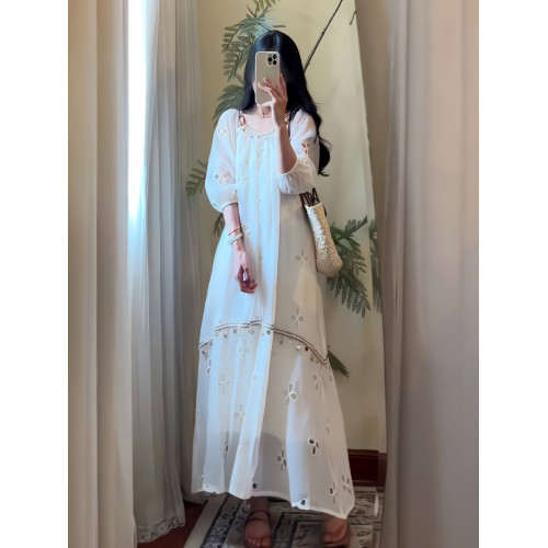 【慢工藏承 暗香蝶影】非遺香雲紗/桑波段花蘿真絲上衣/連衣裙