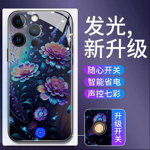 適用發光手機殼蘋果14ProMax手機殼花蘋果11Pro來電閃新款16網紅 適用發光手機殼蘋果14ProMax手機殼花蘋果11Pro來電閃新款16網紅