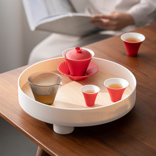 菸花旅行茶具套裝可攜式戶外露營功夫泡茶裝備陶瓷快客杯一壺三杯 菸花旅行茶具套裝可攜式戶外露營功夫泡茶裝備陶瓷快客杯一壺三杯